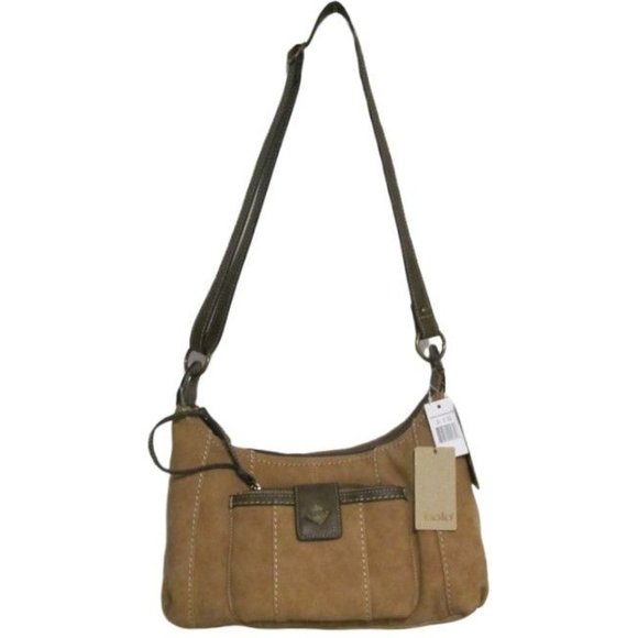Zip Closure Hobo Crossbody Bag with Wristlet by Bolo - New - Picture 3 of 13